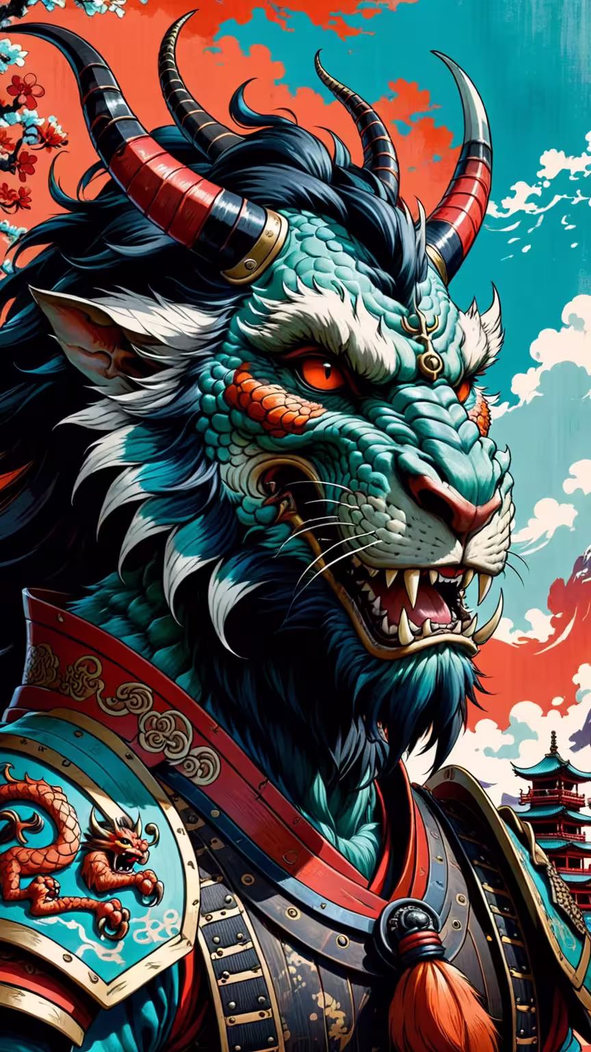 Samurai Lion